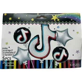 Balónek Fóliový balónek Tik Tok (61 cm * 70 cm)