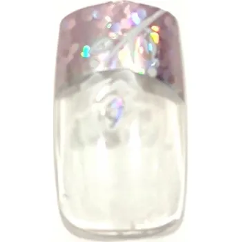 TIPY UMĚLÉ NEHTY MANIKÚRA VZORKY LASEROVÝ EFEKT 10 Ks