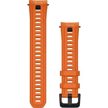 Řemínek na hodinky Silikonový řemínek Garmin 22mm (pro Garmin Instinct E, 45mm), oranžový, 010-13398-03