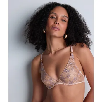 Dámské spodní prádlo Podprsenka trojúhelníková nevyztužená s kosticí AUBADE (4CF12-11), Velikost 70F, Barva tělová