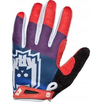 Moto rukavice KRKpro rukavice Pamper Blue/Red | BMX MTB - XL