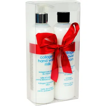 Kosmetická sada BINGOSPA Kolagenová sada: sprchový krém + mléko na mytí rukou