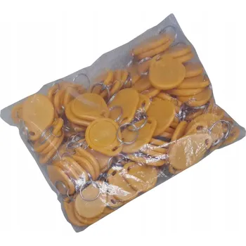 Přívěsek Na Klíče TAG 13,56 MHz 1k Classic žlutý 100 kusů