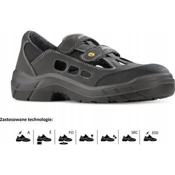 Pracovní obuv Pracovní sandály Artra ARJUN 903 2560 S1 ESD, velikost 38