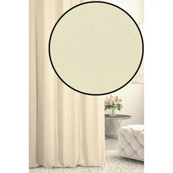 Dekorační látka Rongo - bílá káva bez obšití 150