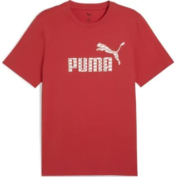 Pánské triko Puma UNITED TEE XXL Červená, Bílá