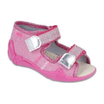 Dětská sportovní obuv 342P001 18 - dí.sandál. 2SZ,kožená stélka,růžová 342P001_19