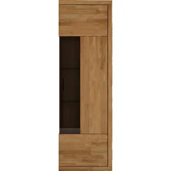 Knihovna Vitrína pravá dub olejovaný ROSO 91