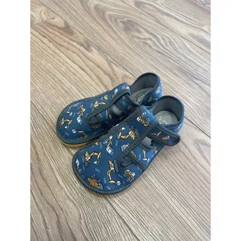 Dívčí bačkory Barefoot bačkory/přezůvky - Bagr, KTR barefoot Velikost: 24