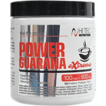 HiTec Nutrition Power Guarana extreme 800mg 100 kapslí