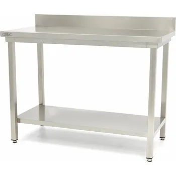 Dětský stůl Nerezový stůl se zadní deskou - 100 x 60 cm - nastavitelná výška | Maxima, 09300980