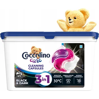 Kapsle na praní Coccolino Care 3v1 prací Kapsle na černé a tmavé tkaniny 45 Ks