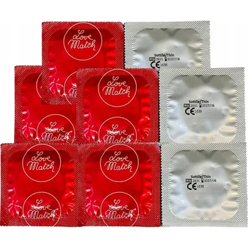 Kondom ZESÍLENÉ A ODOLNÉ PREZERVATIVY LOVE MATCH 10 KS