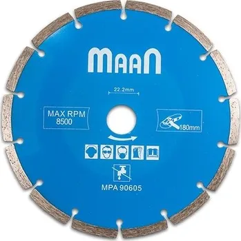 Řezný kotouč Diamantový kotouč segmentový Maan 1254 125 x 22,2 mm