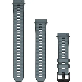 Řemínek na hodinky Silikonový řemínek Garmin 20mm (pro Garmin Instinct E, 40mm), šedý V1, + prodloužená část, 010-13397-02