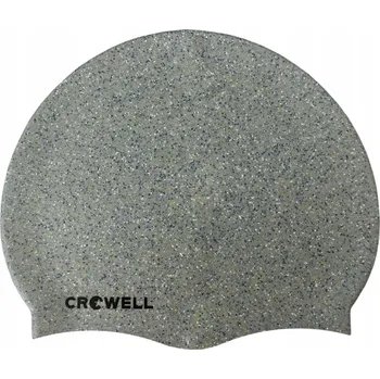 Plavecká čepice Plavecká čepice pro dospělé Silikonová Crowell stříbrná