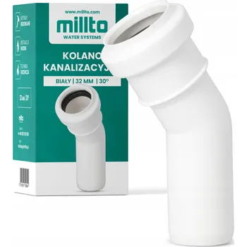 Kanalizační potrubí PVC Koleno pro Kanalizační Trubky 32 mm, Spojka 30° PP