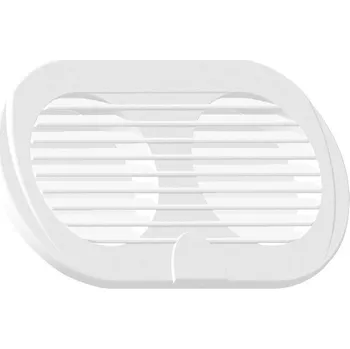 Větrací mřížka DVOJITÁ VĚTRACÍ MŘÍŽKA 195x105 mm BÍLÁ 07906