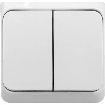 vypínač Dvojitý vypínač Klasik Schneider Electric bílý WDE001051