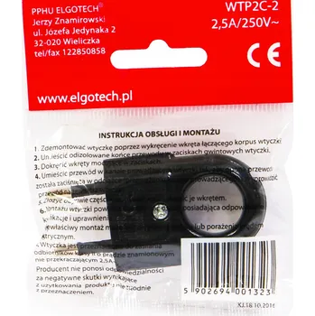 Elektrická zásuvka Prodlužovací přívod MojeLedy černý