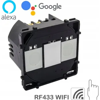 vypínač Jednoduchý dotykový vypínač MODUL RF + WIFI pro systém B-line, skleněný