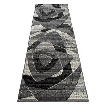 Koberec Koberec / Běhoun CHEAP K858A tmavě šedý