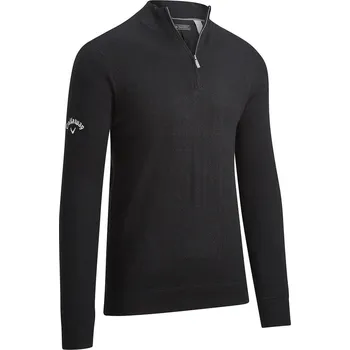 Callaway Windstopper 1/4 Zip pánský svetr, černý pánské, XXL