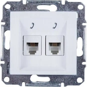 Elektrická zásuvka Internetová zásuvka nástěnná Schneider Electric bílá