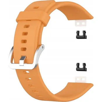 Příslušenství k chytrým hodinkám ŘEMÍNEK PRO HODINKY HUAWEI WATCH FIT ORANŽOVÝ SILIKONOVÝ
