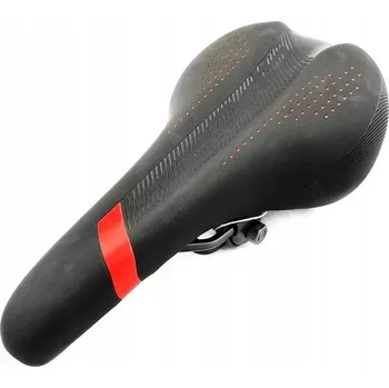 Sedlo na kolo Jet Selle Sedlo MTB Cross sedlo se zámkem černé červené 270x140mm