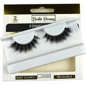 Umělé řasy UMĚLÉ HEDVÁBNÉ ŘASY NA PÁSKU 5D - D802