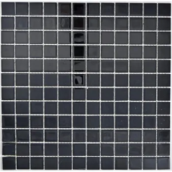 Skleněná mozaika WzorcowniaStudio 30 x 30 cm černá