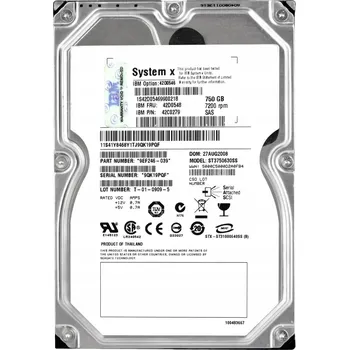 Interní pevný disk IBM 42D0548 42C0279 750GB 7.2K 16MB SAS 3.5" HDD - Pevný disk