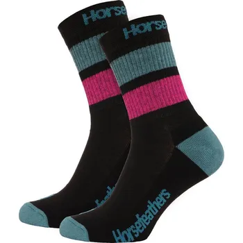 Pánské oblečení horsefeathers Dámské ponožky fulu socks black
