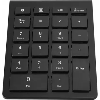 Klávesnice POHODLNÁ MINI BLUETOOTH NUMERICKÁ KLÁVESNICE ČERNÁ