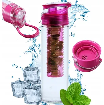 Láhev LÁHEV LAHEV NA PITÍ S NÁPLNÍ NA OVOCE A VODU TRÉNINK POSILOVNA TRITAN BPAFREE 750 ML