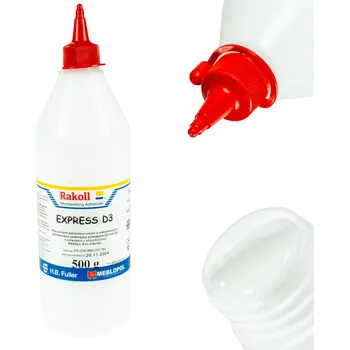 Průmyslové lepidlo Voděodolné lepidlo na dřevo Rakoll Express D3 500g