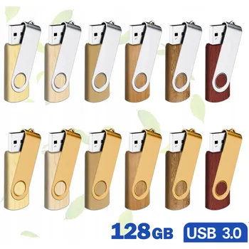 USB flash disk USB flash disk HonStar Twister 128 GB USB 3.0 hnědý