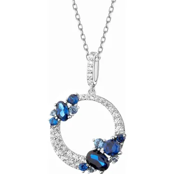 Přívěsek Stříbrný přívěsek se zirkony - kruh - AP540-3323