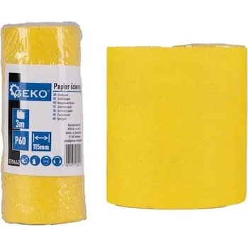 Brusný papír Brusný pás 115mm, role 3m, P60 GEKO