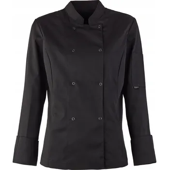 Dámská mikina Dámská kuchařská Mikina černá, dlouhý rukáv vel. L - Dámský kabát + kapsa
