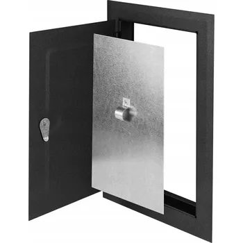 Obraz Kominové dvířka vyčišťovací 14x14 cm hnědá DMW81GR Awenta