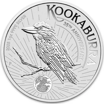 Perth Mint - Stříbrná mince Australian Kookaburra 1 oz 2025