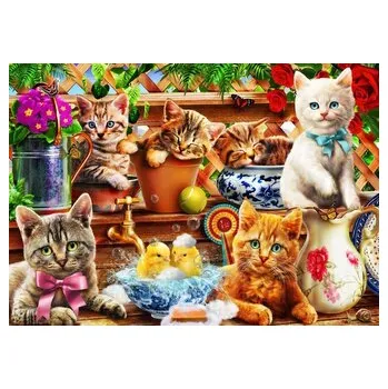 Puzzle BLUEBIRD Puzzle Koťata v kůlně 104 dílků