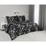 Bavlněné povlečení Sakura černé/bílé…