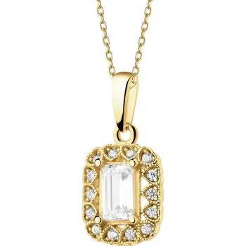 Přívěsek Zlatý přívěsek se zirkony - AP540-4274