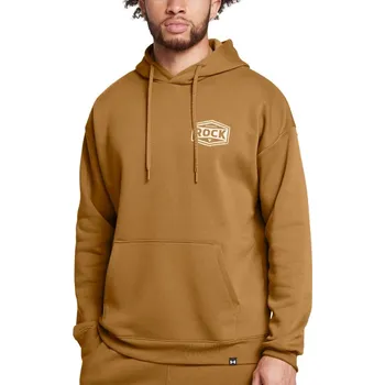 Pánská mikina Mikina s kapucí Under Armour Pjt Rck Icon Flc Hdy-YLW 1386902-707 Velikost XXL
