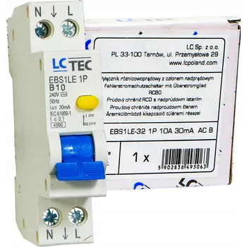 vypínač Proudový chránič MojeLedy 400 V IP20 0 A