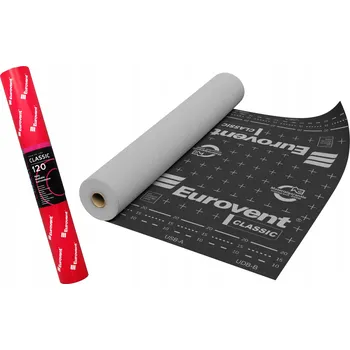 Stavební fólie MEMBRÁNA EUROVENT CLASSIC 120 G 75 m2 FÓLIE