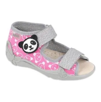 Dětská móda 342P030 18 - dívčí sandálky Befado, kožená stélka 342P030_21